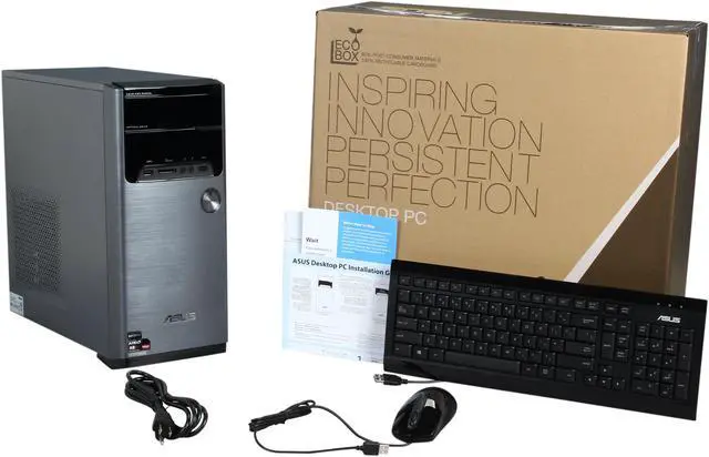 Alt view image 6 of 6 - ASUS Desktop PC M32BF-US004S A8-Series APU A8-5500 (3.2 GHz) 4 GB DDR3 1 TB HDD AMD Radeon HD 7560D Windows 8.1 64-bit