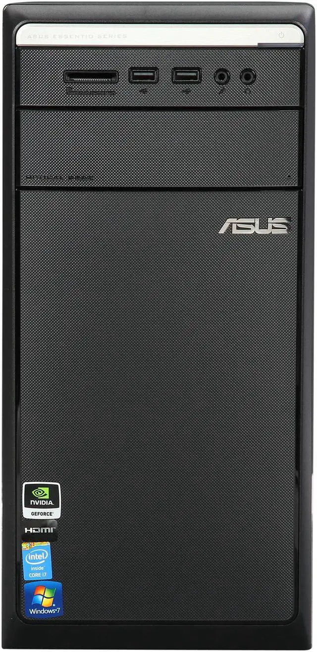 Alt view image 2 of 6 - ASUS Desktop PC M11AD-US013O Intel Core i7-4790S 12GB DDR3 2TB HDD NVIDIA Geforce GT 705 2GB GDDR3 Windows 7 Home Premium