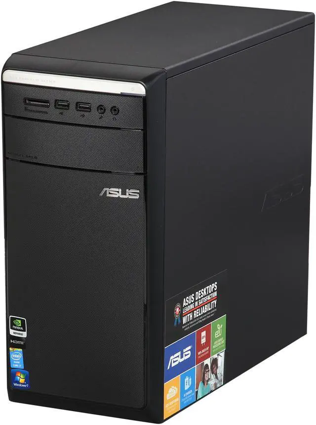 Alt view image 3 of 6 - ASUS Desktop PC M11AD-US013O Intel Core i7-4790S 12GB DDR3 2TB HDD NVIDIA Geforce GT 705 2GB GDDR3 Windows 7 Home Premium