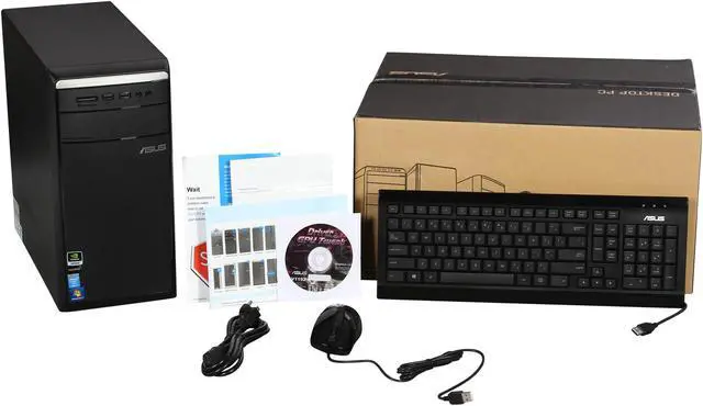 Alt view image 6 of 6 - ASUS Desktop PC M11AD-US013O Intel Core i7-4790S 12GB DDR3 2TB HDD NVIDIA Geforce GT 705 2GB GDDR3 Windows 7 Home Premium