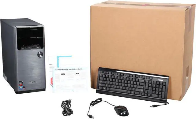 Alt view image 6 of 6 - ASUS Desktop PC M32BF-US004O AMD A4-5300 4GB DDR3 1TB HDD AMD Radeon HD 7480D Windows 7 Home Premium