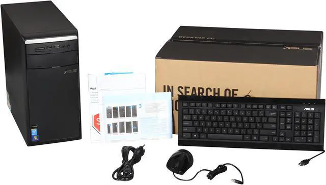 Alt view image 6 of 6 - ASUS Desktop PC M11AD-US004Q Intel Core i5-4460S 4GB DDR3 500GB HDD Intel HD Graphics 4000 Windows 7 Professional