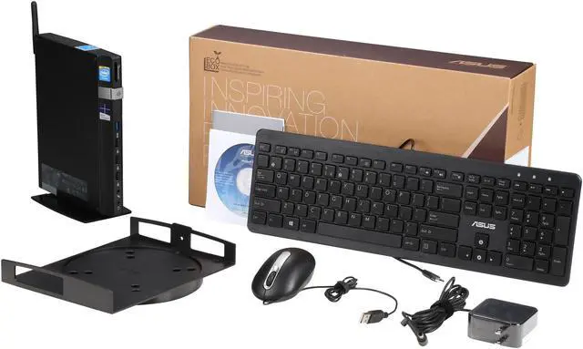 Alt view image 5 of 5 - Asus Eee Box EB1036-B0644 Nettop Computer - Intel Celeron J1900 2 GHz - Black