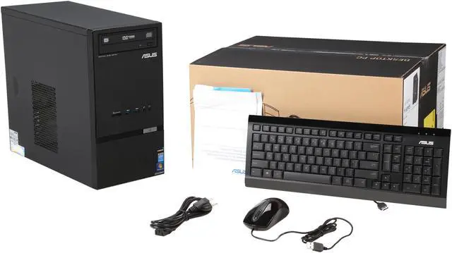 Alt view image 6 of 6 - ASUS Desktop PC K30AD-US003O Pentium G3240 (3.1 GHz) 4 GB DDR3 1 TB HDD Intel HD Graphics Shared memory Windows 7 Home Premium 64-Bit