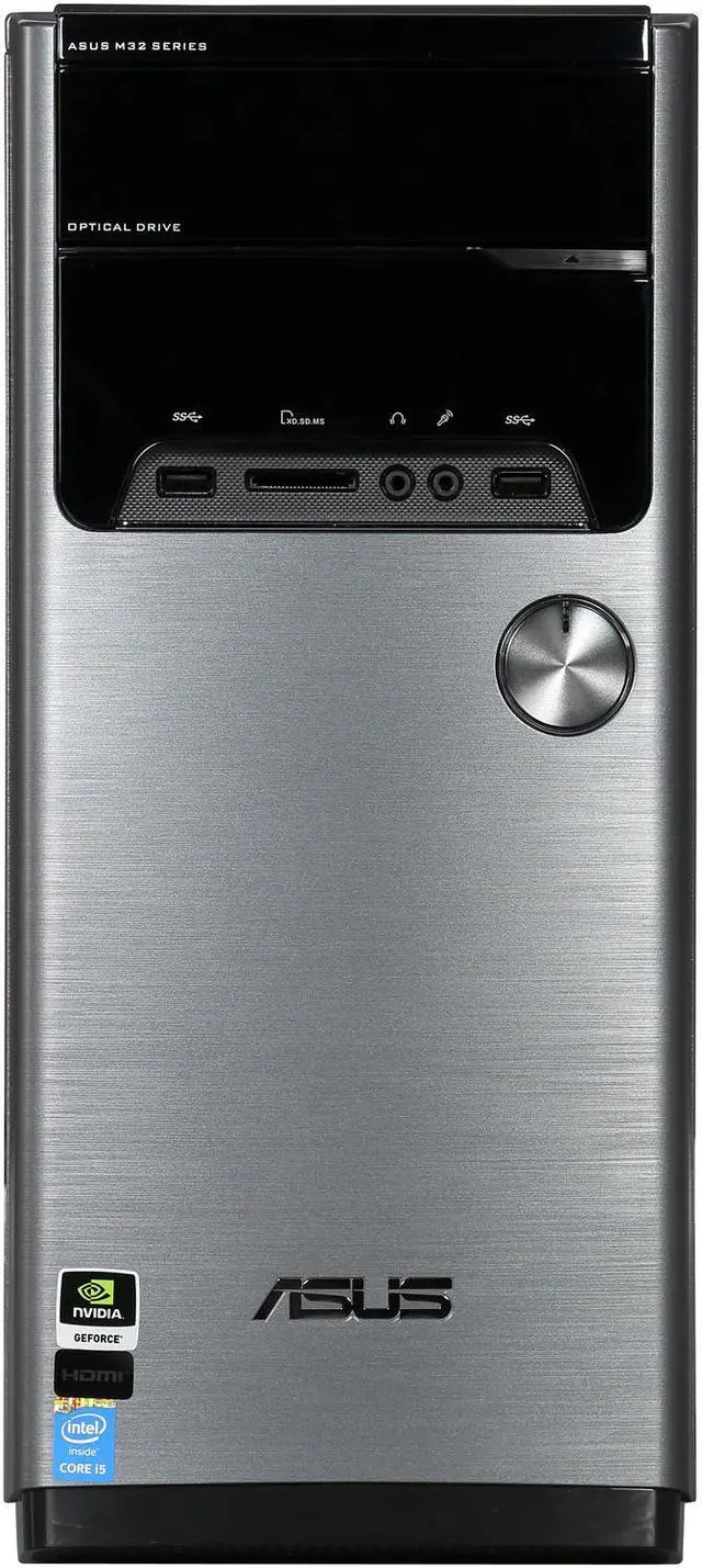Alt view image 2 of 6 - ASUS Desktop PC M32AD-US025S Intel Core i5 4460 (3.2 GHz) 12 GB DDR3 2 TB HDD NVIDIA GeForce GT 740 4 GB Windows 8.1 64-bit