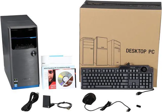Alt view image 7 of 6 - ASUS Desktop PC M32AD-US021S Intel Core i5 4460 (3.2 GHz) 8 GB DDR3 1 TB HDD NVIDIA GeForce GTX 760 3 GB Windows 8.1 64-Bit