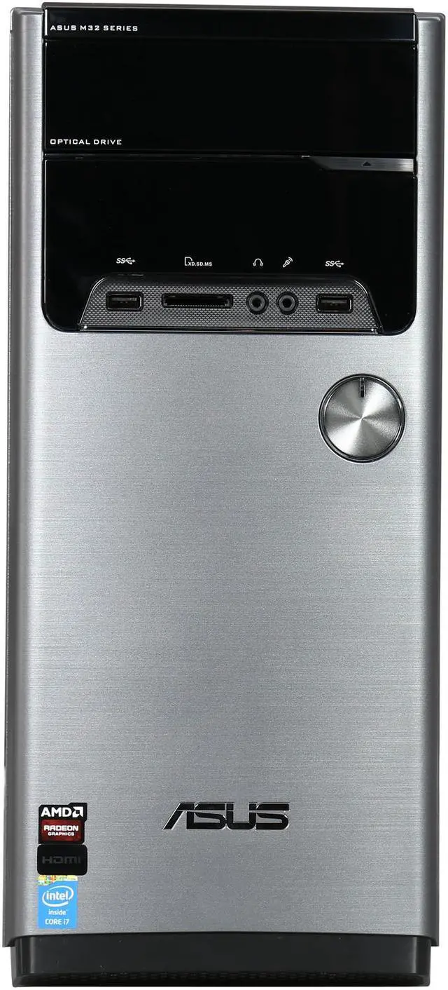 Alt view image 2 of 6 - ASUS Desktop PC M32AD-US033S Intel Core i7 4790 (3.6 GHz) 12 GB DDR3 1 TB HDD AMD Radeon R7 240 2 GB Windows 8.1 64-Bit