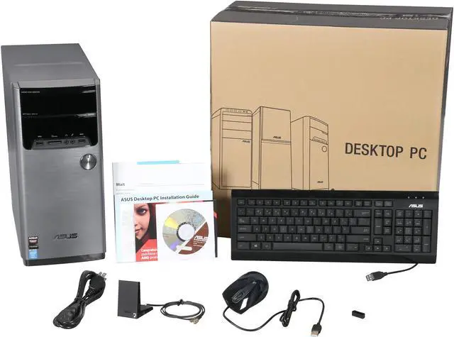 Alt view image 6 of 6 - ASUS Desktop PC M32AD-US033S Intel Core i7 4790 (3.6 GHz) 12 GB DDR3 1 TB HDD AMD Radeon R7 240 2 GB Windows 8.1 64-Bit