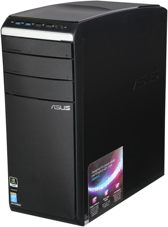 Alt view image 3 of 9 - ASUS Desktop PC M51AC-CA001S Intel Core i7-4770 16GB DDR3 2TB HDD NVIDIA GeForce GT 640 3 GB Windows 8