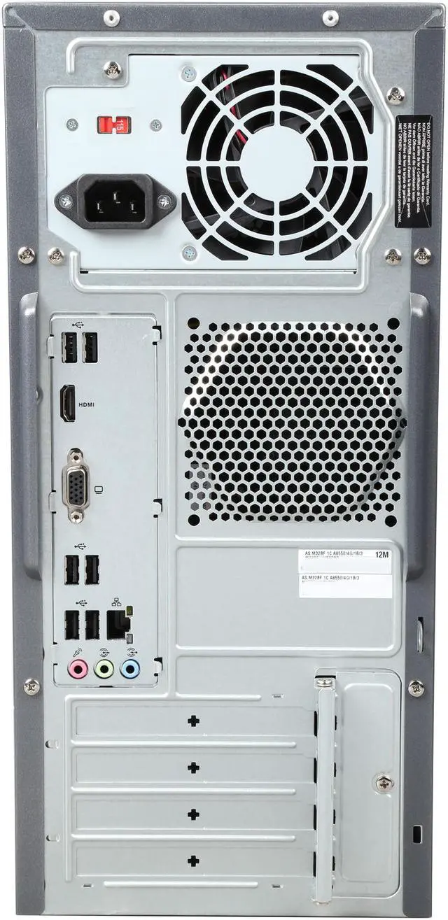 Alt view image 5 of 6 - ASUS Desktop PC M32BF-US008O A8-Series APU A8-5500 (3.2 GHz) 4 GB DDR3 1 TB HDD AMD Radeon HD 7560D Windows 7 Home Premium 64-Bit