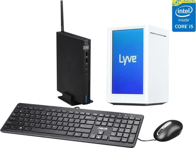 Main image of ASUS Mini PC E810-B0114 Intel Core i5 4590T (2.0 GHz) 4 GB DDR3 500 GB HDD Intel HD Graphics 4600 Shared memory Windows 7 Professional 64-Bit with Windows 8.1 Pro License