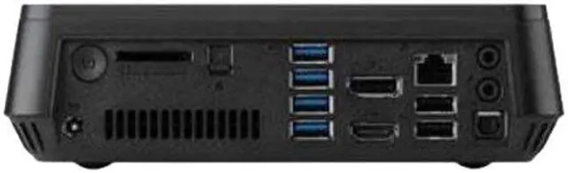 Alt view image 2 of 2 - Asus VivoPC VC62B-B013M, Integrated -, Intel Core i3-4030U (1.9 Ghz), Dual Storage Design (1 x3.5' HDD/SSD or 2 x 2.5" HDD/SSD) ,  Intel HD Graphics 4400, Black Color, No OS