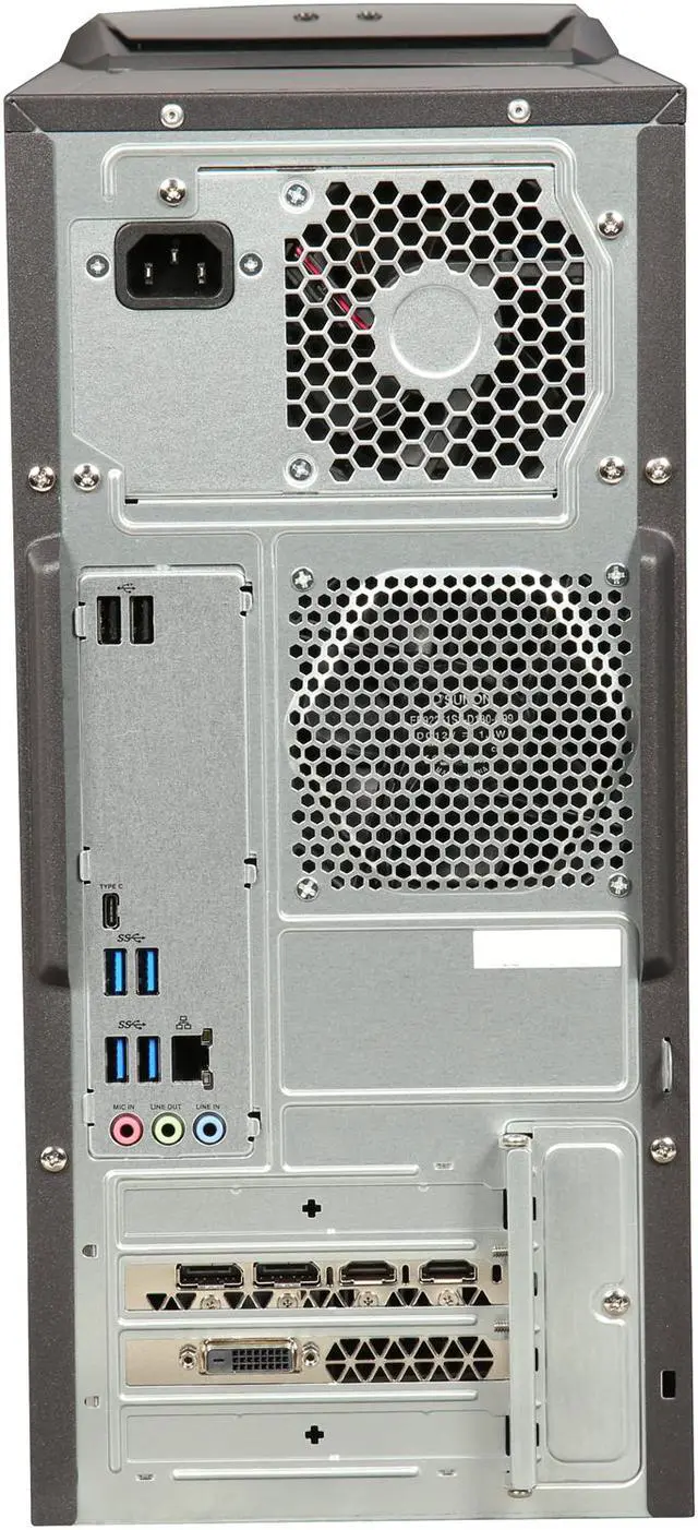 Alt view image 8 of 9 - ASUS G11DF-DBR5-GTX1060 ATX Gaming Desktop Computer, AMD RYZEN 5 1400 3.2GHz Processor (8M Cache, Turbo up to 3.4GHz), NVIDIA GeForce GTX 1060 6GB Graphics Card, 8GB 2400MHz DDR4 RAM, 256GB M.2 SSD + 1TB 7200RPM HDD, USB 3.1 Type-C, DVD-RW,