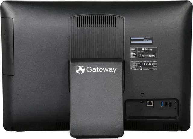 Alt view image 5 of 7 - Gateway ZX4665-UW30 19” All in One Desktop PC with Intel Celeron 1017U 1.60Ghz, 4GB RAM, 500GB HDD, 8X DVD+/-R/RW SuperMulti Drive, Windows 8.1