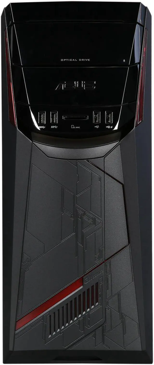 Alt view image 2 of 7 - ASUS Desktop Computer G11 Series G11CD-US008T Intel Core i7 6700 (3.4 GHz) 8 GB DDR4 1 TB HDD 8 GB SSD NVIDIA GeForce GTX 960 2 GB Windows 10 Home 64-Bit