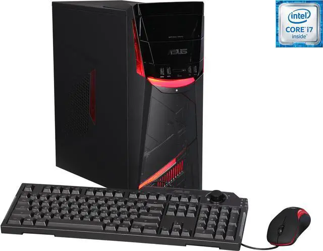 Main image of ASUS Desktop Computer G11 Series G11CD-US008T Intel Core i7 6700 (3.4 GHz) 8 GB DDR4 1 TB HDD 8 GB SSD NVIDIA GeForce GTX 960 2 GB Windows 10 Home 64-Bit