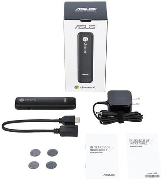 Alt view image 2 of 3 - ASUS Chromebit B013C - RockChip 3288-C - 2 GB RAM - 16 GB Flash - Quad-Core ARM Mali-T764 - Chrome OS - Mini Stick PC