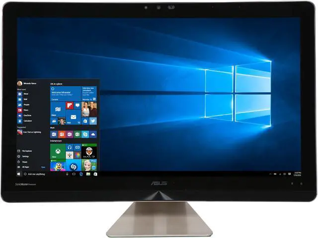 Alt view image 2 of 7 - ASUS All-in-One Computer Z240-C2 Intel Core i7 6700T (2.80 GHz) 16 GB DDR4 1 TB HDD 512 GB SSD NVIDIA GeForce GTX 960M 2 GB 23.8" IPS 3840 x 2160 Touchscreen Windows 10 Home 64-Bit