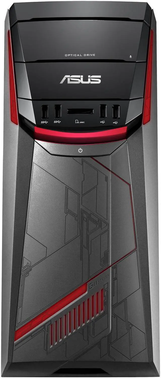 Alt view image 8 of 10 - ASUS Desktop Computer G11CB-US014T Intel Core i7 6700 (3.4 GHz) 16 GB DDR4 2 TB + 8 GB SSHD 512 GB SSD NVIDIA GeForce GTX 980 Ti Windows 10 Home 64-Bit