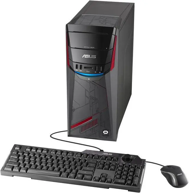 Alt view image 2 of 10 - ASUS Desktop Computer G11CB-US014T Intel Core i7 6700 (3.4 GHz) 16 GB DDR4 2 TB + 8 GB SSHD 512 GB SSD NVIDIA GeForce GTX 980 Ti Windows 10 Home 64-Bit