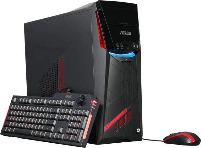Alt view image 8 of 13 - ASUS Desktop Computer G11CD-WS51 Intel Core i5-6400 8GB DDR4 1TB HDD NVIDIA GeForce GTX 970 Windows 10 Home 64-Bit