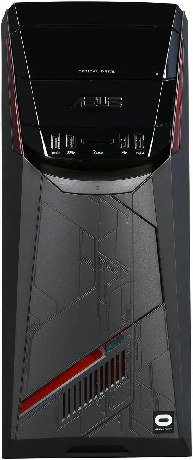 Alt view image 9 of 13 - ASUS Desktop Computer G11CD-WS51 Intel Core i5-6400 8GB DDR4 1TB HDD NVIDIA GeForce GTX 970 Windows 10 Home 64-Bit
