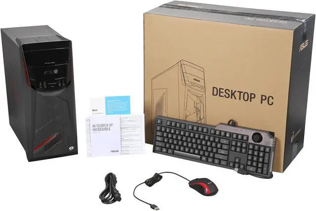 Alt view image 13 of 13 - ASUS Desktop Computer G11CD-WS51 Intel Core i5-6400 8GB DDR4 1TB HDD NVIDIA GeForce GTX 970 Windows 10 Home 64-Bit