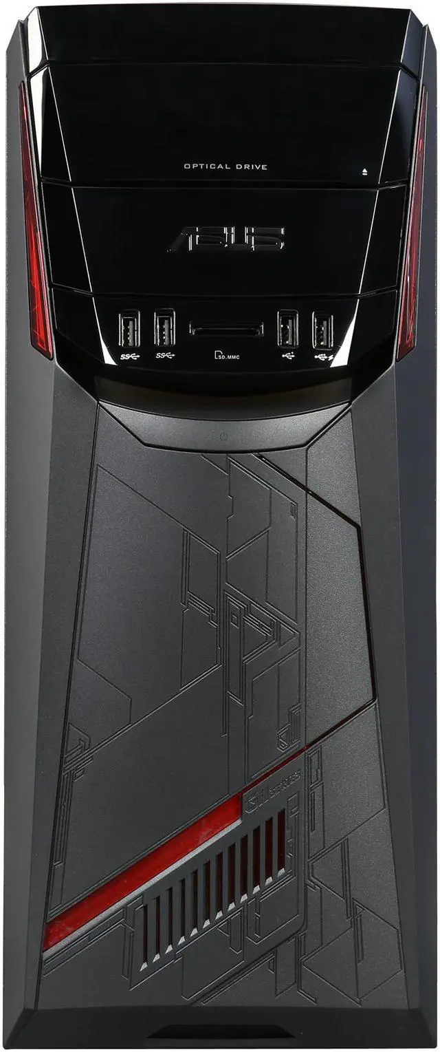 Alt view image 2 of 6 - ASUS Desktop PC G11CD-DB52 Intel Core i5 6400 (2.7 GHz) 8 GB DDR4 1 TB HDD NVIDIA GeForce GTX 950 2 GB Windows 10 Home 64-Bit