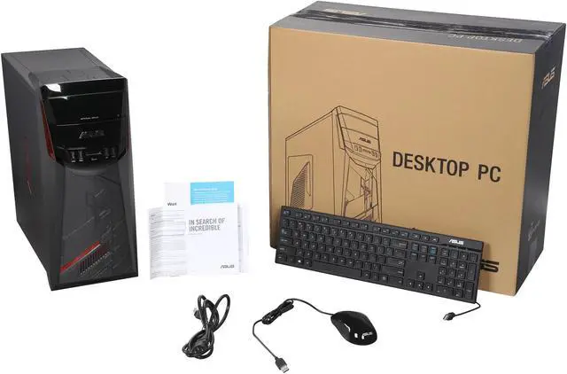 Alt view image 6 of 6 - ASUS Desktop PC G11CD-DB52 Intel Core i5 6400 (2.7 GHz) 8 GB DDR4 1 TB HDD NVIDIA GeForce GTX 950 2 GB Windows 10 Home 64-Bit