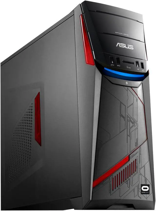 Alt view image 2 of 7 - ASUS G11CD Gaming Desktop, Intel Core i5 Processor, GeForce GTX 1060 6 GB GDDR5, 1 TB 7200 RPM HDD, 8 GB DDR4 RAM, Customizable RGB Lighting, Mid Tower, Windows 10 Pre-installed