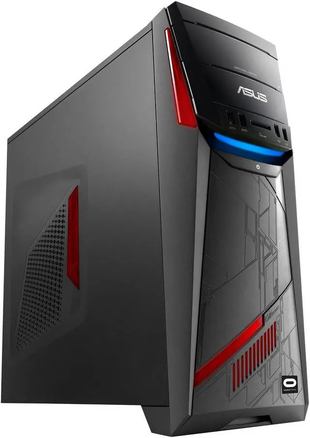Alt view image 3 of 7 - ASUS G11CD Gaming Desktop, Intel Core i5 Processor, GeForce GTX 1060 6 GB GDDR5, 1 TB 7200 RPM HDD, 8 GB DDR4 RAM, Customizable RGB Lighting, Mid Tower, Windows 10 Pre-installed