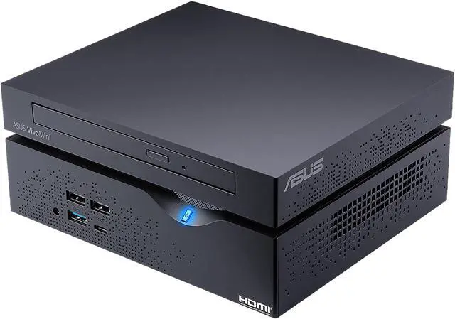 Main image of ASUS Desktop PC VivoMini VC66-B003Z Intel Core i5-7400 8GB DDR4 1TB HDD Intel HD Graphics 630 Windows 10 Home 64-Bit