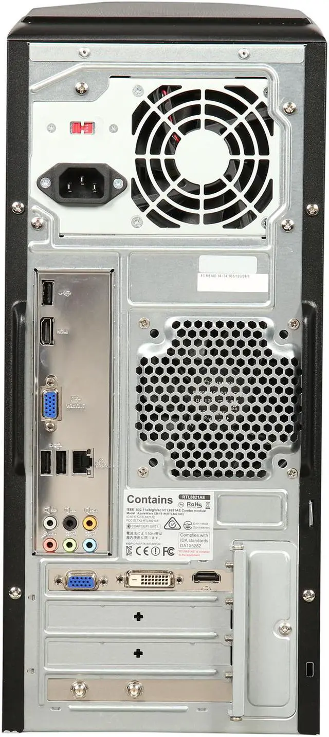 Alt view image 8 of 9 - ASUS Desktop Computer M51AD-B08 Intel Core i7-4790S 12GB DDR3 2TB HDD NVIDIA GeForce GTX 750M Windows 8.1