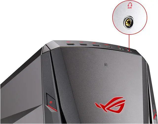 Alt view image 11 of 13 - ASUS Desktop Computer GT51CH-DB71K-GTX1080TI Intel Core i7-7700K 32GB DDR4 2TB HDD 512GB SSD GeForce GTX 1080 Ti Windows 10 Home 64-Bit