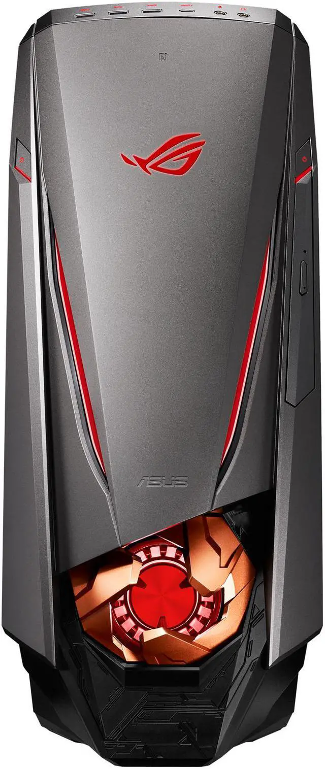 Alt view image 2 of 13 - ASUS Desktop Computer GT51CH-DB71K-GTX1080TI Intel Core i7-7700K 32GB DDR4 2TB HDD 512GB SSD GeForce GTX 1080 Ti Windows 10 Home 64-Bit