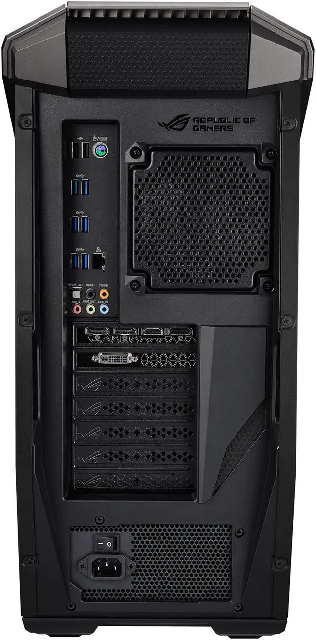 Alt view image 13 of 13 - ASUS Desktop Computer GT51CH-DB71K-GTX1080TI Intel Core i7-7700K 32GB DDR4 2TB HDD 512GB SSD GeForce GTX 1080 Ti Windows 10 Home 64-Bit