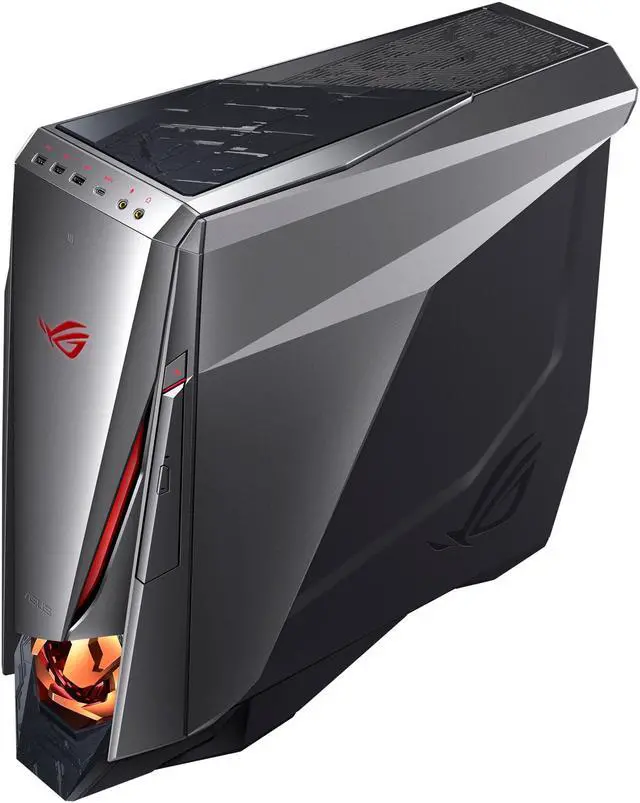 Alt view image 4 of 13 - ASUS Desktop Computer GT51CH-DB71K-GTX1080TI Intel Core i7-7700K 32GB DDR4 2TB HDD 512GB SSD GeForce GTX 1080 Ti Windows 10 Home 64-Bit