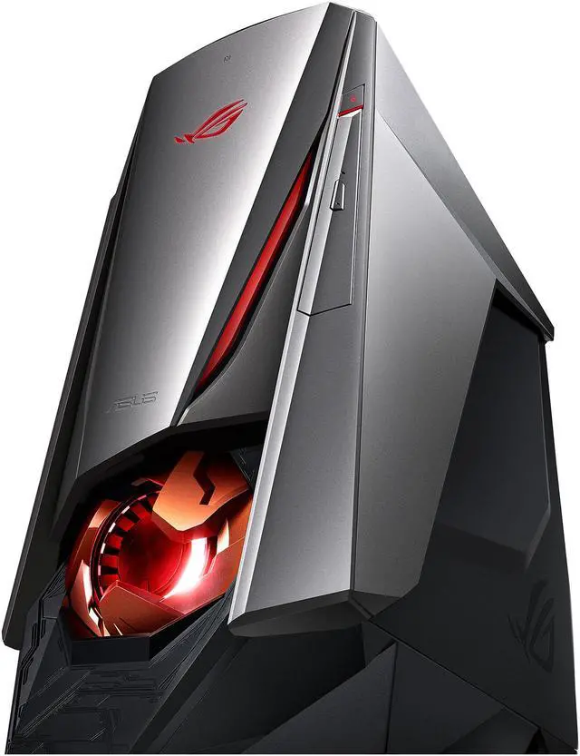 Alt view image 3 of 13 - ASUS Desktop Computer GT51CH-DB71K-GTX1080TI Intel Core i7-7700K 32GB DDR4 2TB HDD 512GB SSD GeForce GTX 1080 Ti Windows 10 Home 64-Bit