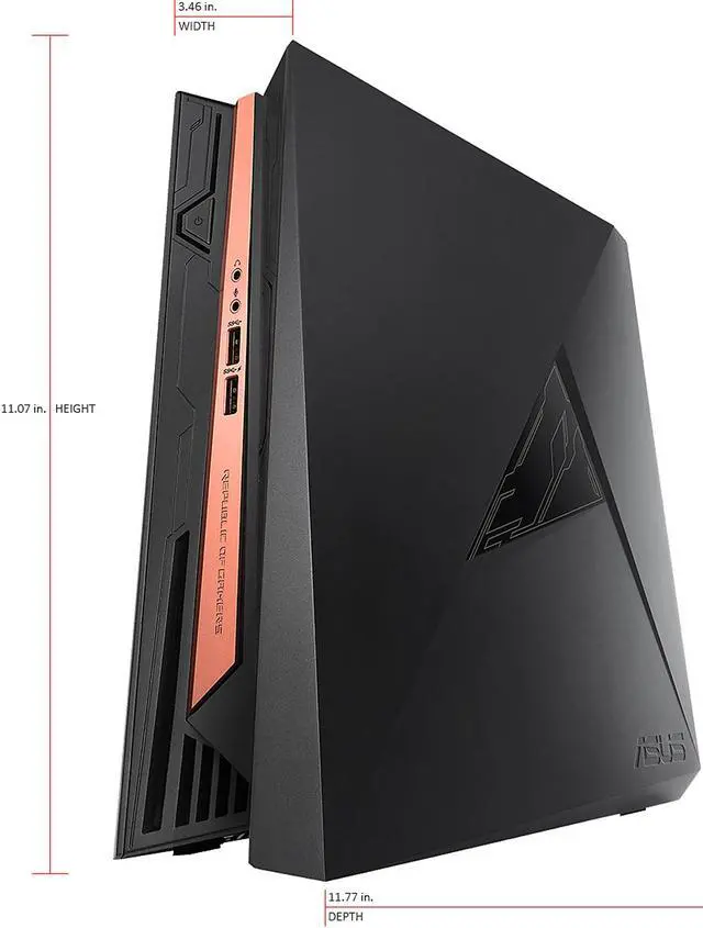 Alt view image 3 of 6 - ASUS Gaming Desktop GR8 II-6GT024Z Intel Core i7-7700 16GB DDR4 512GB SSD GeForce GTX 1060 Windows 10 Home 64-Bit