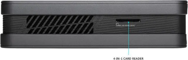 Alt view image 4 of 6 - ASUS Desktop Computer VivoMini VC68V-G030Z Intel Core i5-7500 8GB DDR4 256GB SSD Intel HD Graphics 630 Windows 10 Pro 64-Bit