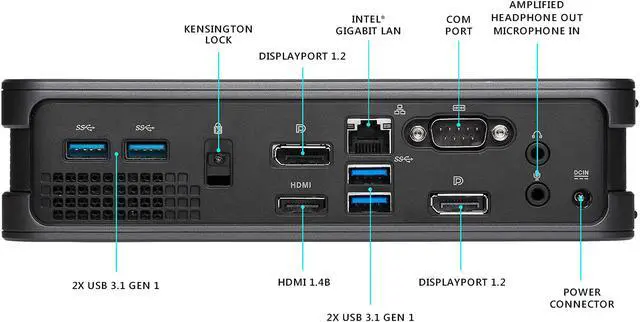 Alt view image 5 of 6 - ASUS Desktop Computer VivoMini VC68V-G030Z Intel Core i5-7500 8GB DDR4 256GB SSD Intel HD Graphics 630 Windows 10 Pro 64-Bit