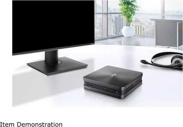 Alt view image 6 of 6 - ASUS Desktop Computer VivoMini VC68V-G030Z Intel Core i5-7500 8GB DDR4 256GB SSD Intel HD Graphics 630 Windows 10 Pro 64-Bit