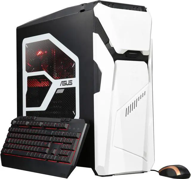 Main image of ASUS Desktop Computer GD30CI-DS73-GTX1070 Intel Core i7-7700 16GB DDR4 1TB HDD 256GB SSD GeForce GTX 1070 Windows 10 Home 64-Bit