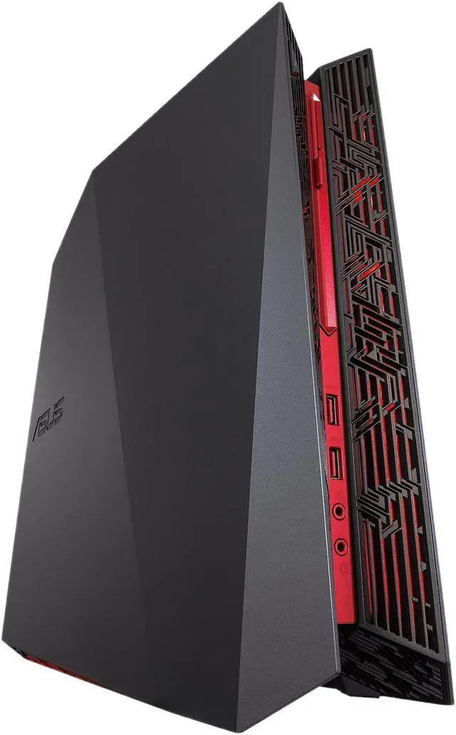 Alt view image 3 of 8 - ASUS ROG G20CI Compact Gaming Desktop, Intel Core i7-7700 Processor, GeForce GTX 1070 8 GB, 16 GB DDR4, 512 GB SSD, Windows 10 - G20CI-DS72-GTX1070-CB, English / French Bilingual Keyboard