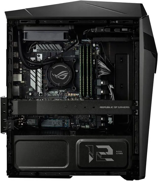 Alt view image 10 of 11 - ASUS Desktop Computer G Series GL12CM-DS761 Intel Core i7-8700K 8GB DDR4 1TB HDD 256GB SSD GeForce GTX 1060 Windows 10 Home 64-Bit