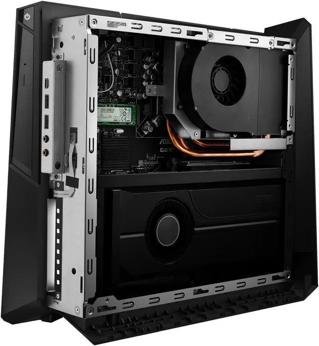 Alt view image 9 of 10 - ROG Huracan G21 Compact Gaming Desktop, Intel® Core™ i7-8700 Processor (Up to 4.6 Ghz), NVIDIA® GeForce GTX 1080 16GB 2666Mhz RAM 512GB SSD + 1TB HDD, 802.11ac Wi-Fi