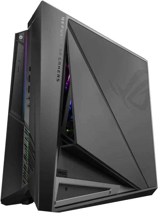 Alt view image 2 of 10 - ROG Huracan G21 Compact Gaming Desktop, Intel® Core™ i7-8700 Processor (Up to 4.6 Ghz), NVIDIA® GeForce GTX 1080 16GB 2666Mhz RAM 512GB SSD + 1TB HDD, 802.11ac Wi-Fi