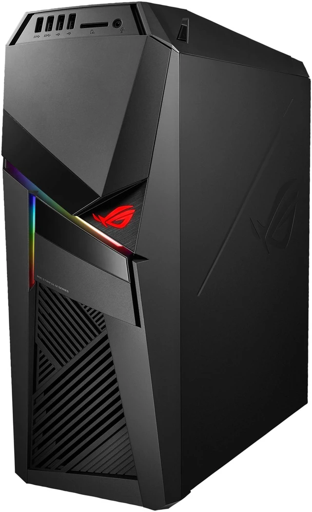 Alt view image 4 of 13 - ROG Strix Gaming Desktop GL12CP, Intel® Core™ i7-8700, NVIDIA GeForce GTX 1050, 8GB 2666MHz DDR4 RAM, 1TB HDD, Windows 10, DVD drive, Black/Grey, GL12CP-DS751
