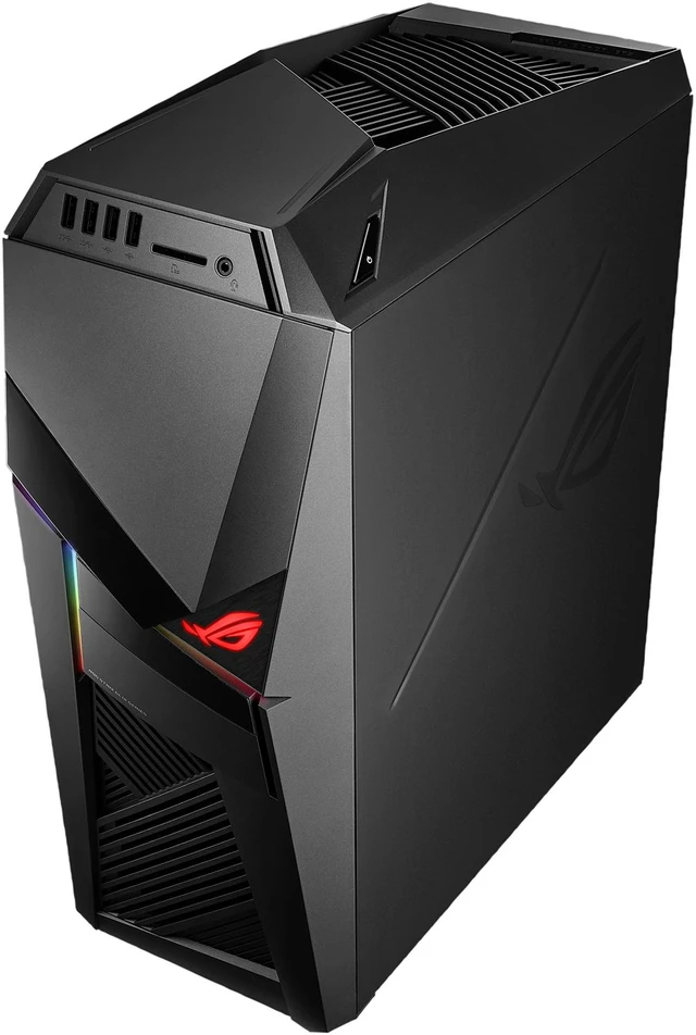Alt view image 12 of 13 - ROG Strix Gaming Desktop GL12CP, Intel® Core™ i7-8700, NVIDIA GeForce GTX 1050, 8GB 2666MHz DDR4 RAM, 1TB HDD, Windows 10, DVD drive, Black/Grey, GL12CP-DS751