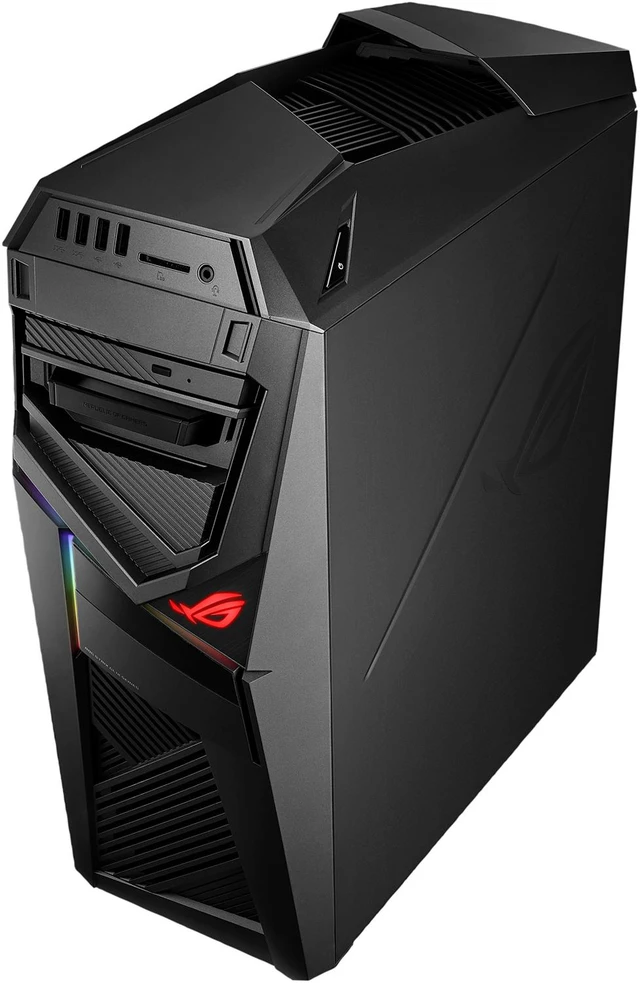 Alt view image 13 of 13 - ROG Strix Gaming Desktop GL12CP, Intel® Core™ i7-8700, NVIDIA GeForce GTX 1050, 8GB 2666MHz DDR4 RAM, 1TB HDD, Windows 10, DVD drive, Black/Grey, GL12CP-DS751